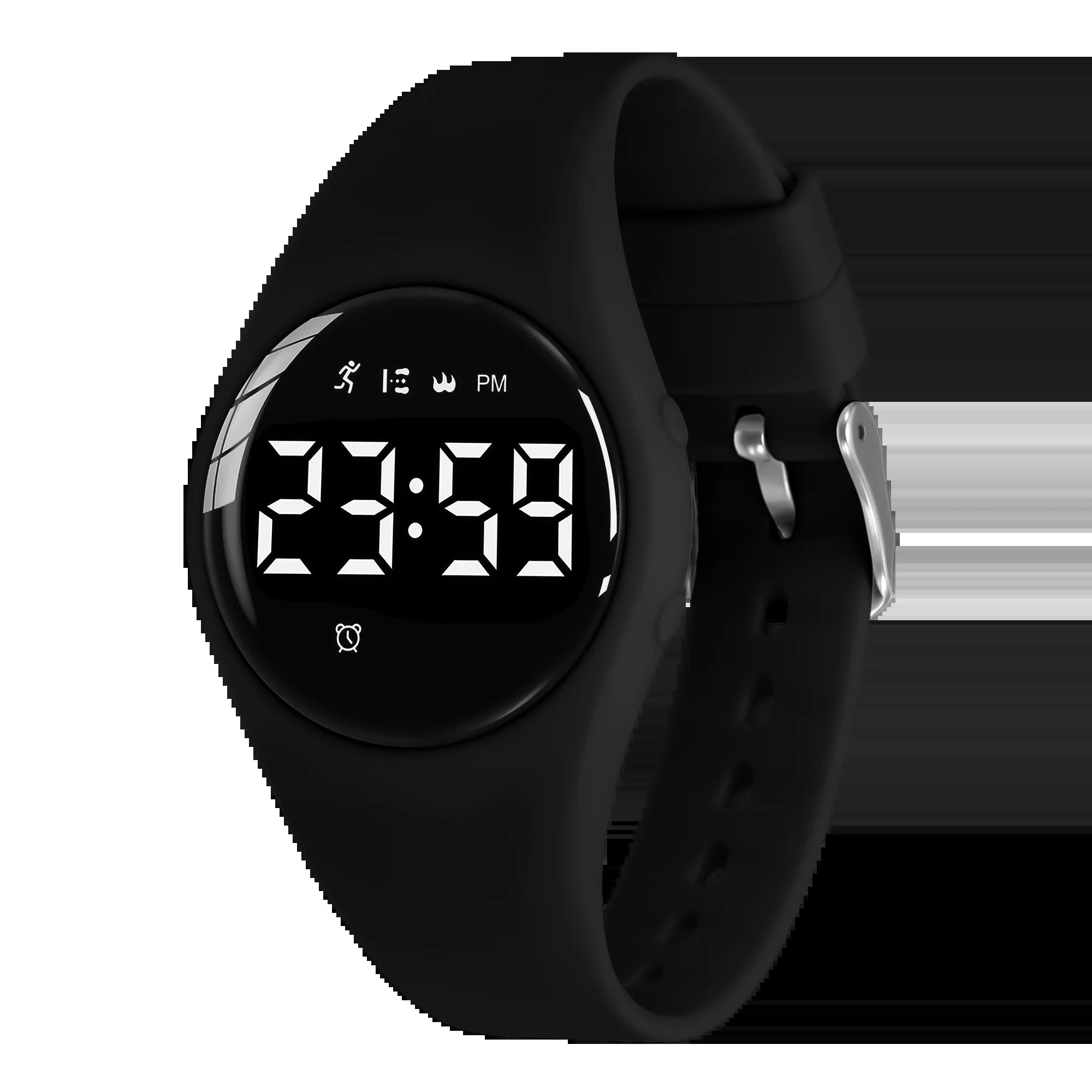 Kids Fitness Watch Digital Activity Tracker Watch for Kids Ages 3-12 Non-Bluetooth Alarm Count Steps Wrist Watch for Kids