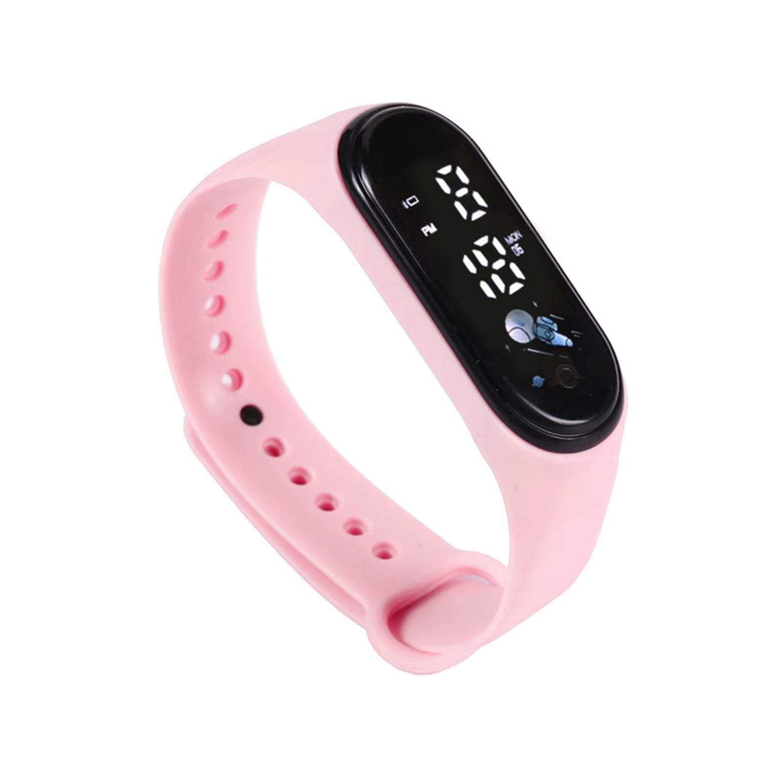 Kawaii Smart Watch for Kids Fashion Outdoor Waterproof Sports Kids' Watches Boy Girls Digital Watches Silicone Montre Enfant