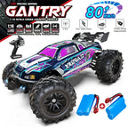 1:16 80Km/H Brushless RC Drift Car with LED Lights  Electric High Speed Racing Remote Control Monster Truck for Kids Adults