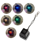 RGB Backlit Cherry MX Key Switch Shaft Tester Keychain Mechanical Keyboards Switch Testing Tool Stress Relief Toys
