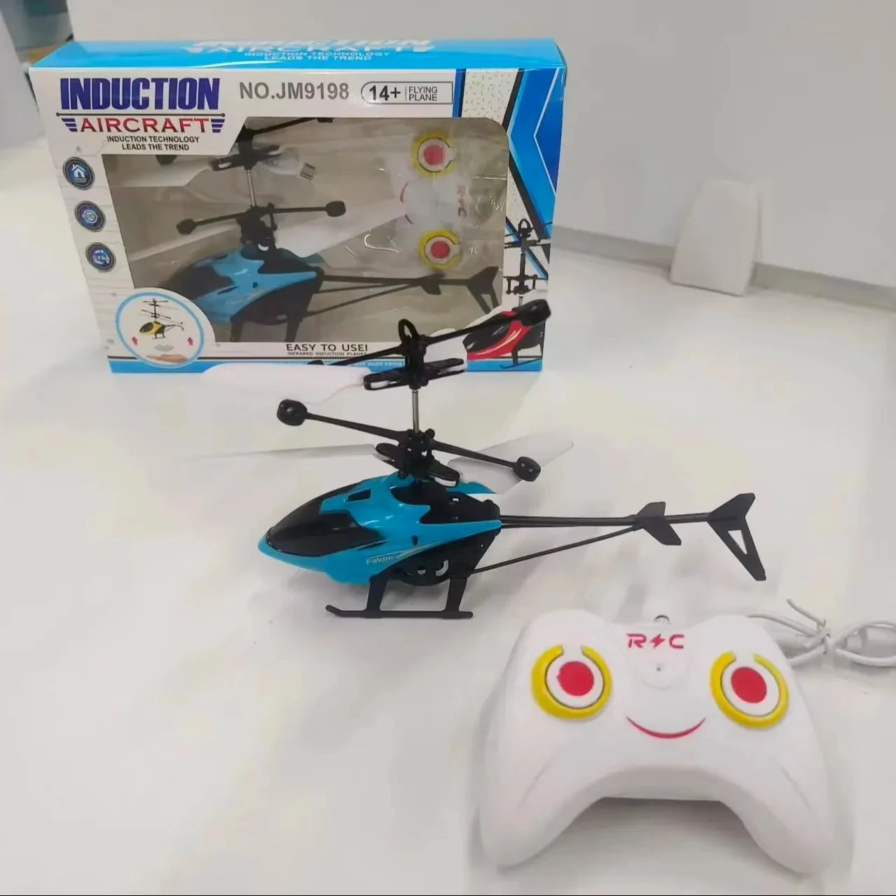 Mini Hand Induction RC Drone Rechargeable Hovering Helicopter Safe Fall-Resistant Kids Flying Toy