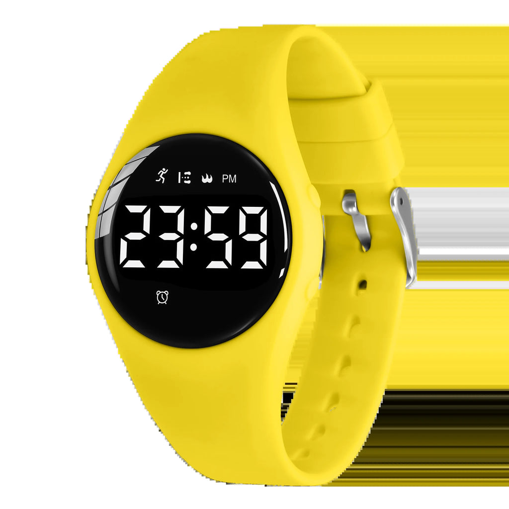 Kids Fitness Watch Digital Activity Tracker Watch for Kids Ages 3-12 Non-Bluetooth Alarm Count Steps Wrist Watch for Kids