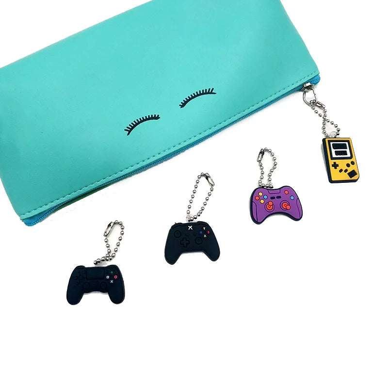 1PCS Game Controller Keychain Joystick Gamepad Keyring Handbag Accessories Car Key Room Key Pendant Kids Birthday Free Gifts