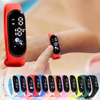 Kawaii Smart Watch for Kids Fashion Outdoor Waterproof Sports Kids' Watches Boy Girls Digital Watches Silicone Montre Enfant