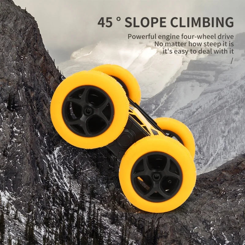 360-Degree Flipping Double-Sided Stunt Car 4WD High-Speed Cool Light Children'S Remote Control Car Toy Festival Gift
