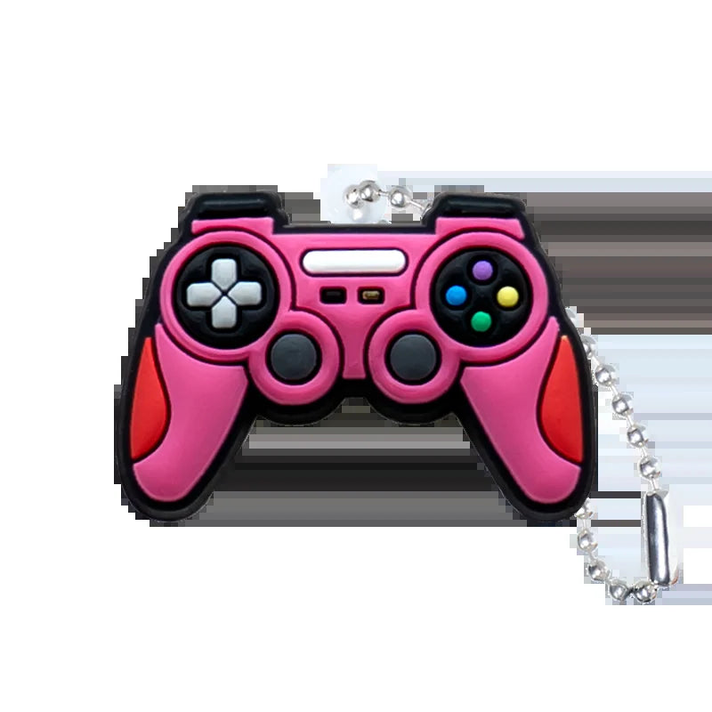 1PCS Game Controller Keychain Joystick Gamepad Keyring Handbag Accessories Car Key Room Key Pendant Kids Birthday Free Gifts