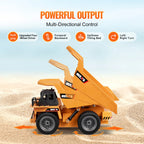 RC Car Children Toys Remote Control Dump Truck Toys 9-Channel with Battery for Toddlers Electric Car Kids Toys Gift