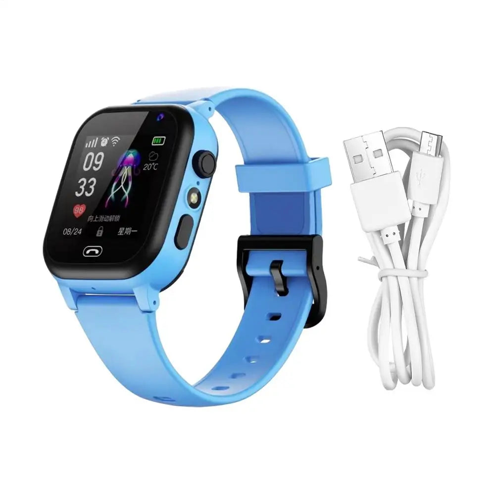 4G Smart Watch SOS GPS Location Simcard Call Child Smartwatch Camera Waterproof Charging Watch for Boys Girls Kids