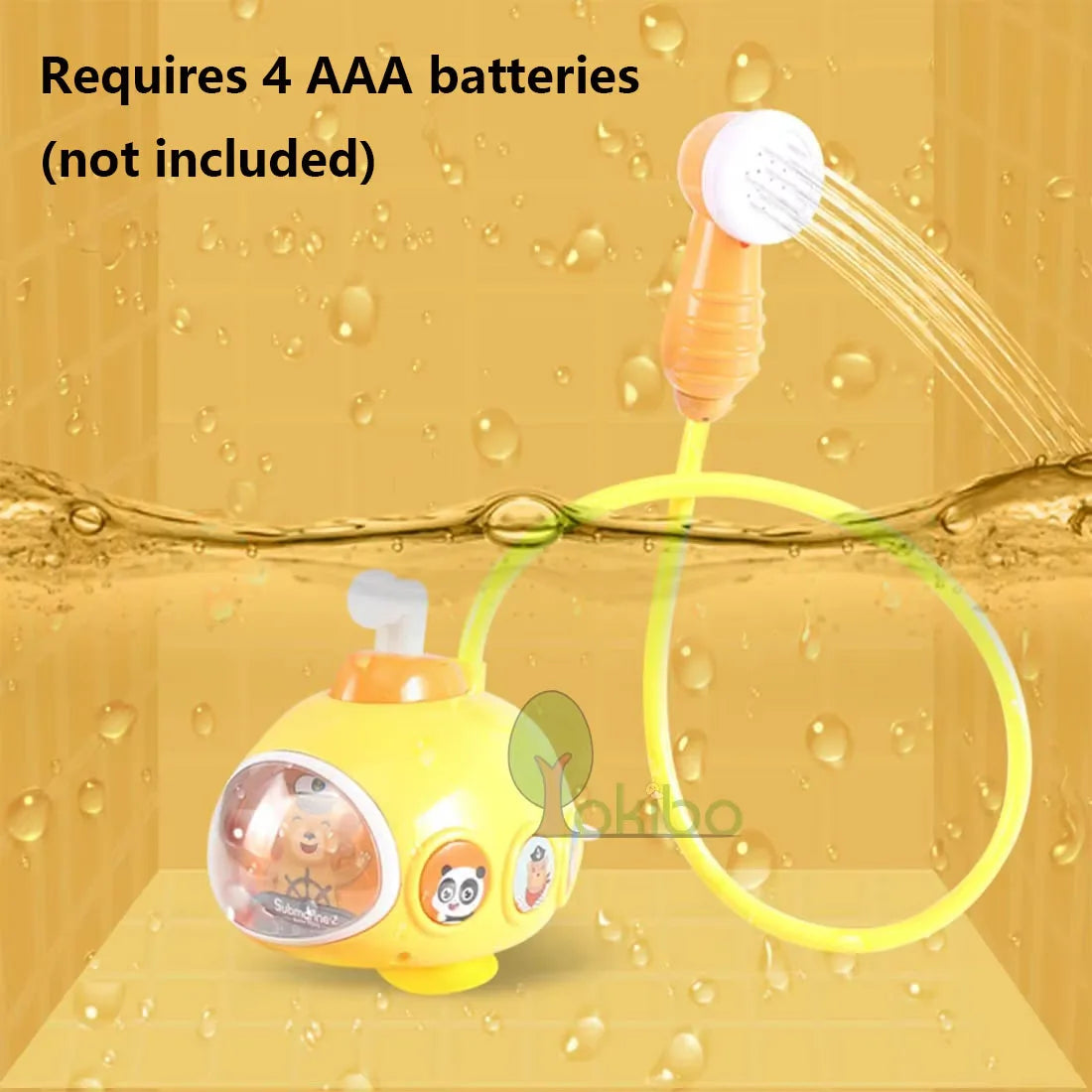 Baby Bath Toys for Kids Electric Submarine Shower Sucker Baby Toys Spray Water Toys Bathtub Toys Sprinkler Baby Shower