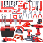 Kids Toolbox Kit Educational Toys Simulation Repair Tools Toys Learning Engineering Puzzle Toys Gifts Electric Drill Screwdrive