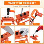 Kids Toolbox Kit Educational Toys Simulation Repair Tools Toys Learning Engineering Puzzle Toys Gifts Electric Drill Screwdrive