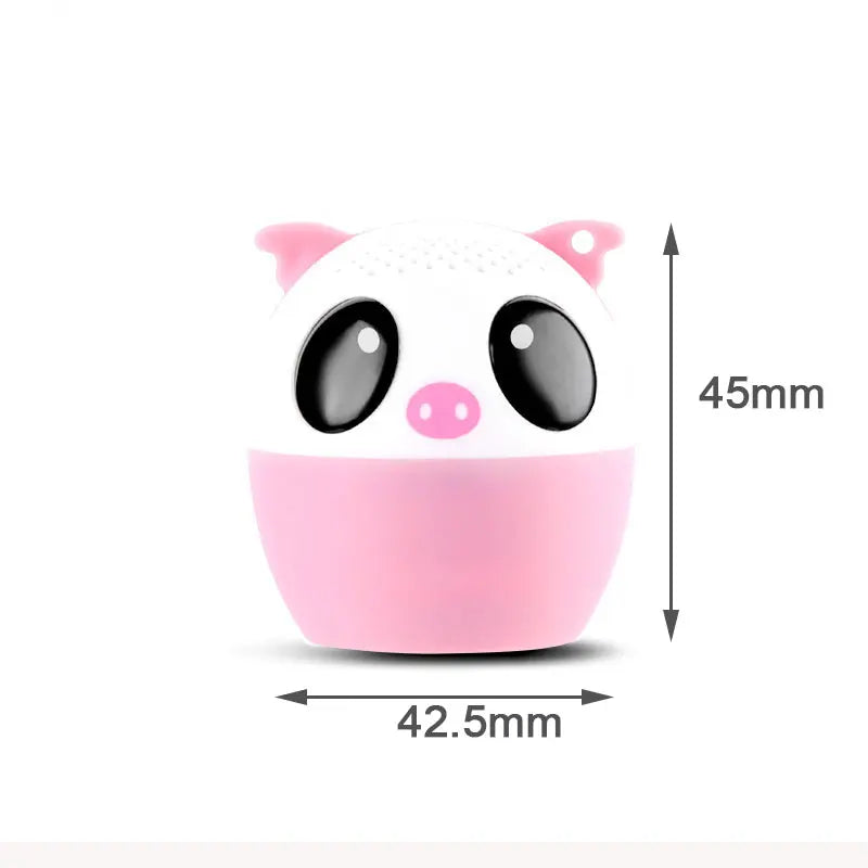 Mini Bluetooth Speaker 3W TWS Stereo Small Wireless Speaker Portable Animal Pet Micro Speaker Christmas