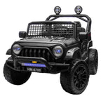 24V Two Seater Electric Car for Kids, Ride on Car with Remote Control, with 3 Speeds Adjustable, LED Headlight, Bluetooth, Music