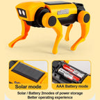 Solar Robot Dog Cat Science Experiment Diy Building Powered Learning Tool Education Robots Technological Gadgets Kit for Kid