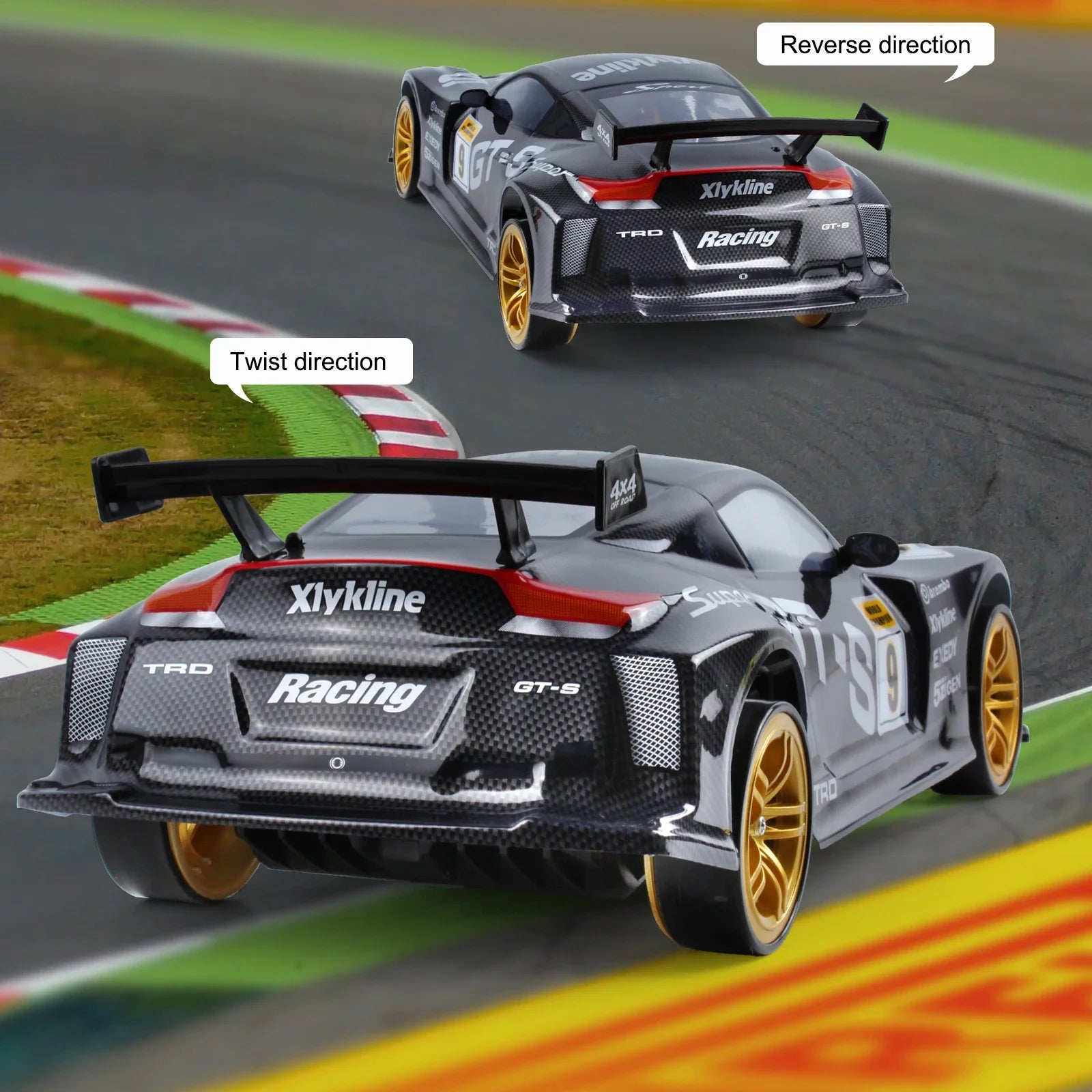 HOT 1:10 4Wd 70Km/H High Speed Drift Racing RC Car Simulation Gtr Car Toy Off-Road Rc Car Kids Toys