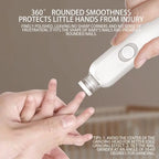 Kids Electric Nail File 360 Degree Rotating Light up Nail Clipper Low Noise Children Nail File Lightweight Nail Clippers For