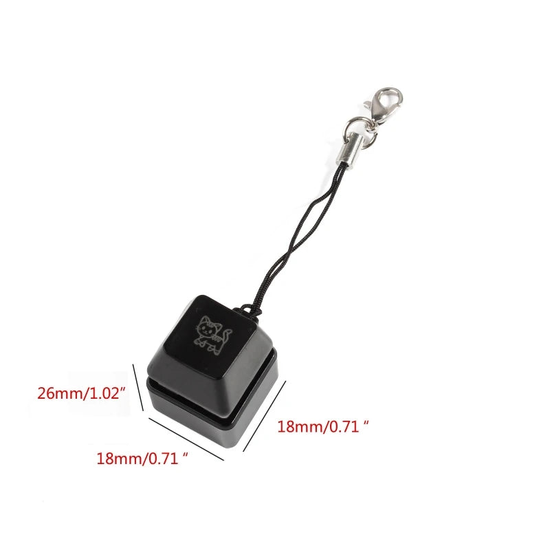 RGB Backlit Cherry MX Key Switch Shaft Tester Keychain Mechanical Keyboards Switch Testing Tool Stress Relief Toys