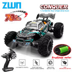 1:16 70KM/H or 50KM/H 4WD RC Car with LED Remote Control Cars High Speed Drift Monster Truck for Kids Vs Wltoys 144001 Toys