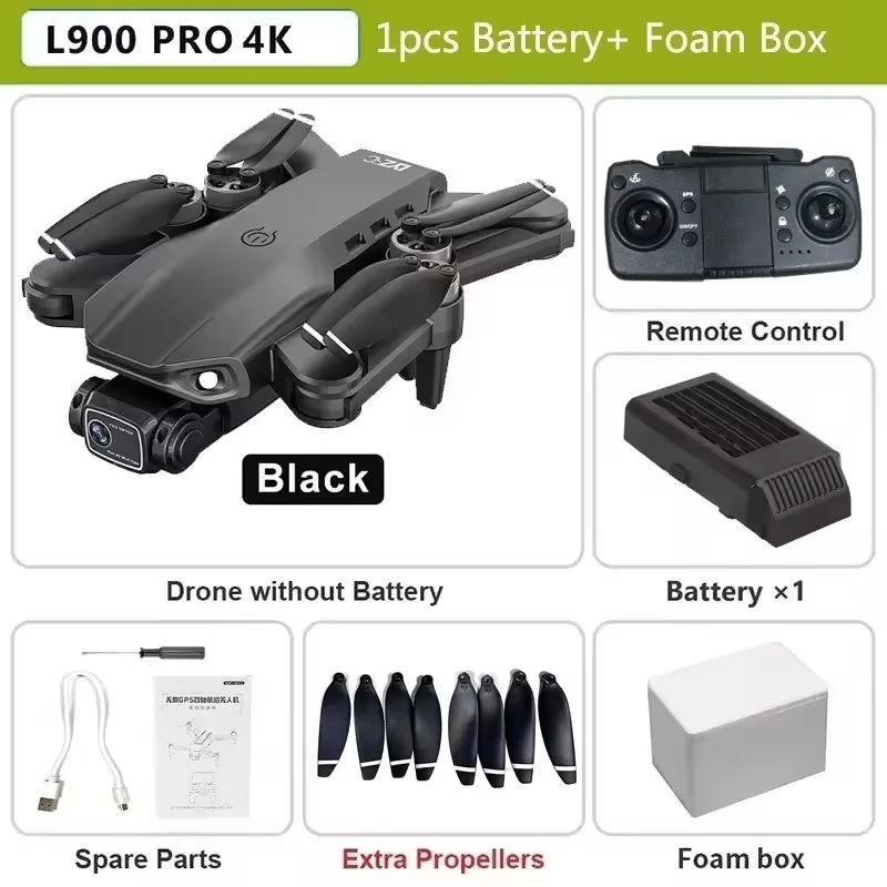 Discover the NEW L900 Pro MAX GPS Drone: Capture Stunning 4K HD Footage with Advanced Obstacle Avoidance and 5G WiFi Technology!