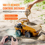 RC Car Children Toys Remote Control Dump Truck Toys 9-Channel with Battery for Toddlers Electric Car Kids Toys Gift