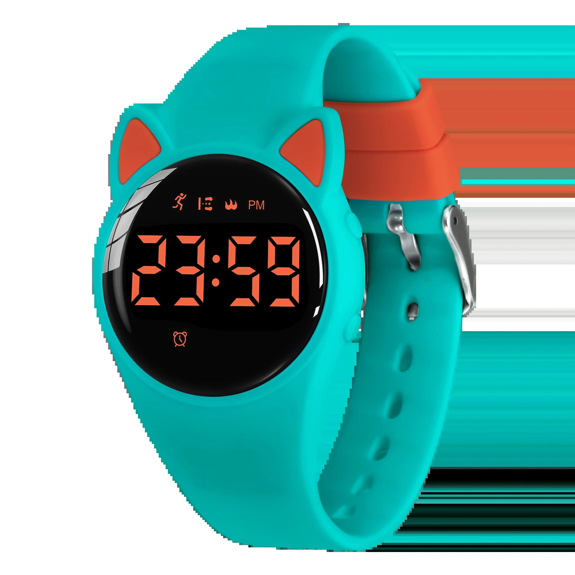 Kids Fitness Watch Digital Activity Tracker Watch for Kids Ages 3-12 Non-Bluetooth Alarm Count Steps Wrist Watch for Kids
