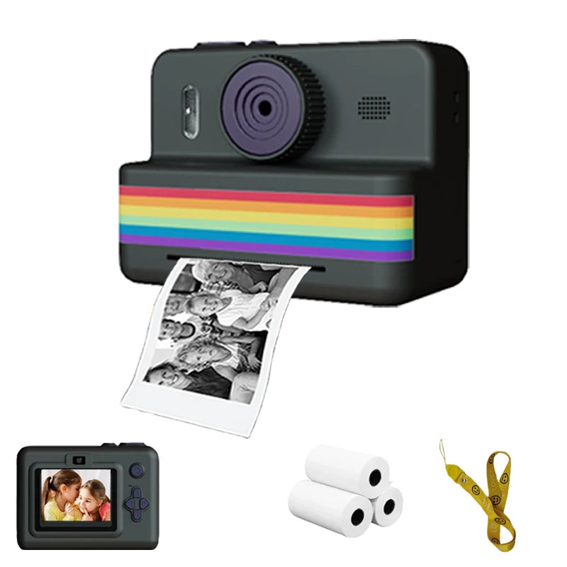 Digital Children Camera for Photography Mini Printer Portable Thermal Instant Print Photo Kids Camera 2.8Inch HD Video Toy Gifts