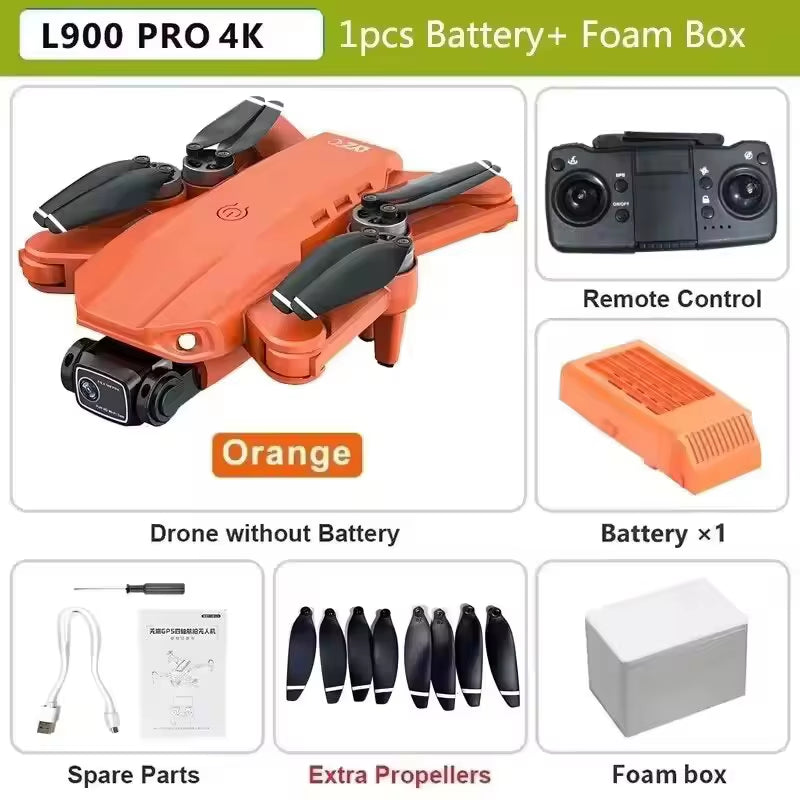 Discover the NEW L900 Pro MAX GPS Drone: Capture Stunning 4K HD Footage with Advanced Obstacle Avoidance and 5G WiFi Technology!