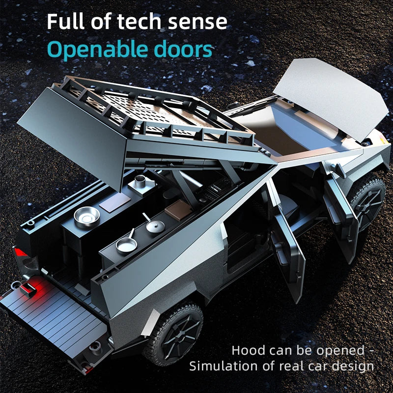 C8817 Alloy RC Car Remote Control Car Simulation Camping Equipment Pickup Truck Model Rc Car Kids Toys Boy Gifts