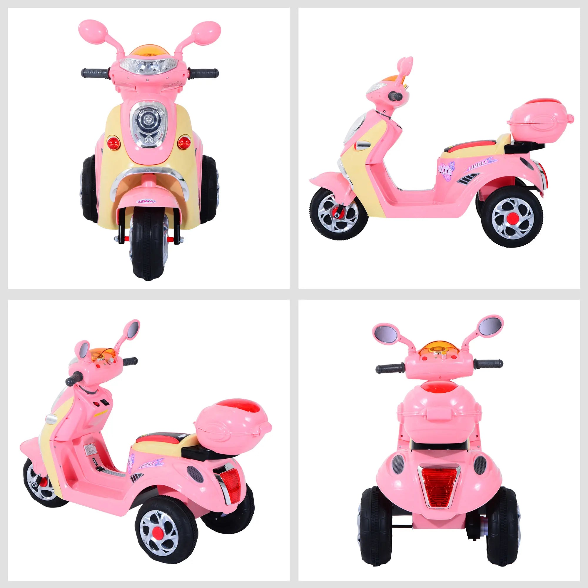 Electric Ride on Toy Car Kids Motorbike Children Battery Tricycle