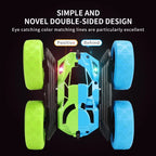 360-Degree Flipping Double-Sided Stunt Car 4WD High-Speed Cool Light Children'S Remote Control Car Toy Festival Gift