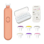 Kids Electric Nail File 360 Degree Rotating Light up Nail Clipper Low Noise Children Nail File Lightweight Nail Clippers For