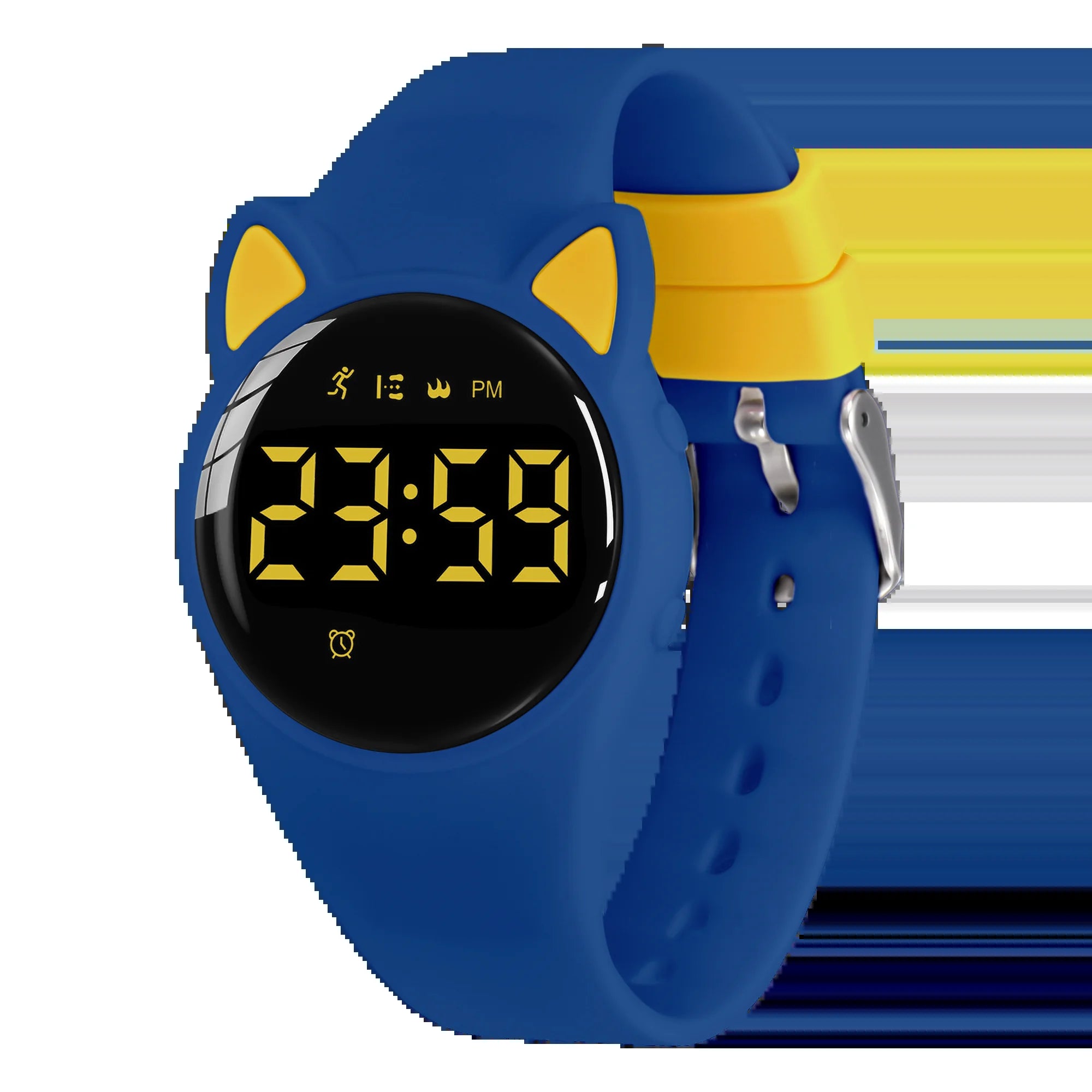 Kids Fitness Watch Digital Activity Tracker Watch for Kids Ages 3-12 Non-Bluetooth Alarm Count Steps Wrist Watch for Kids