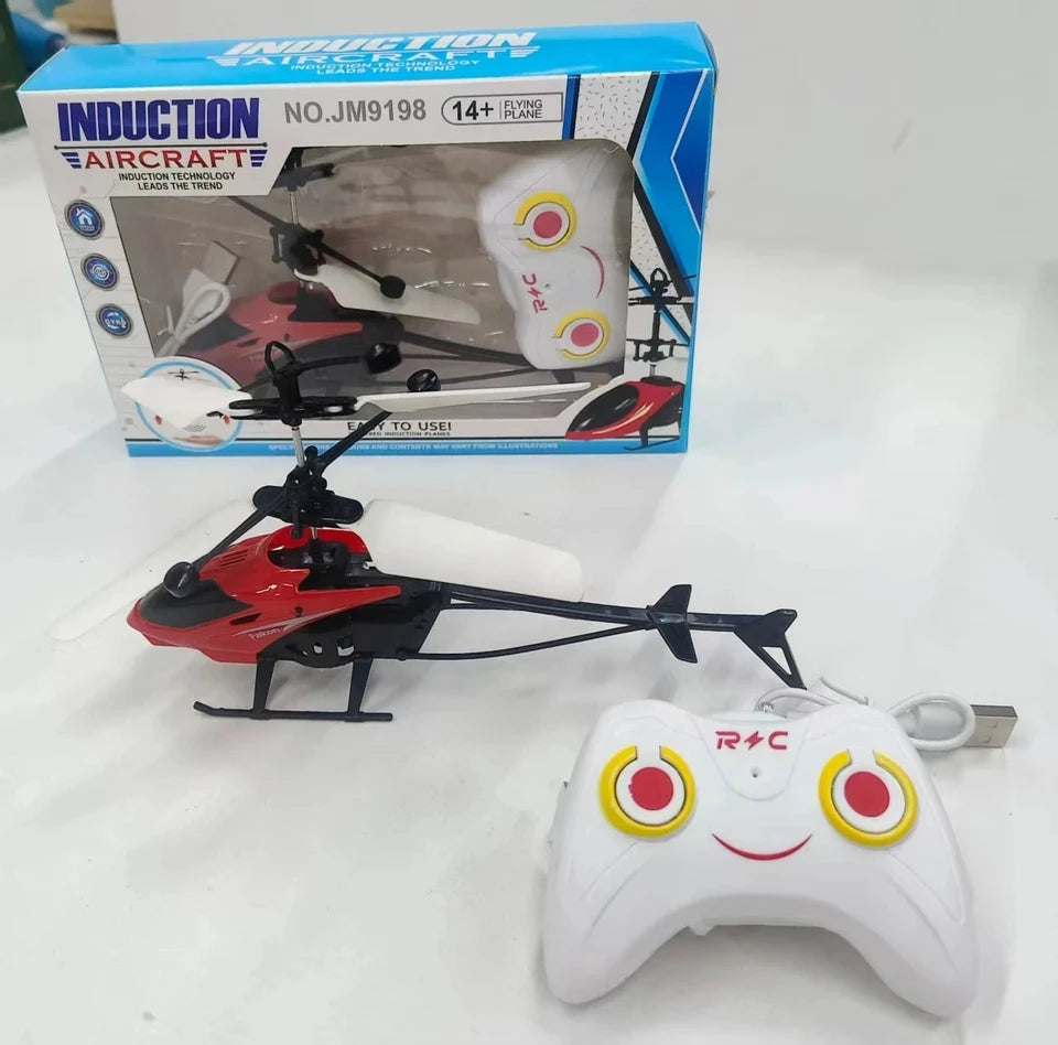 Mini Hand Induction RC Drone Rechargeable Hovering Helicopter Safe Fall-Resistant Kids Flying Toy