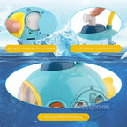 Baby Bath Toys for Kids Electric Submarine Shower Sucker Baby Toys Spray Water Toys Bathtub Toys Sprinkler Baby Shower