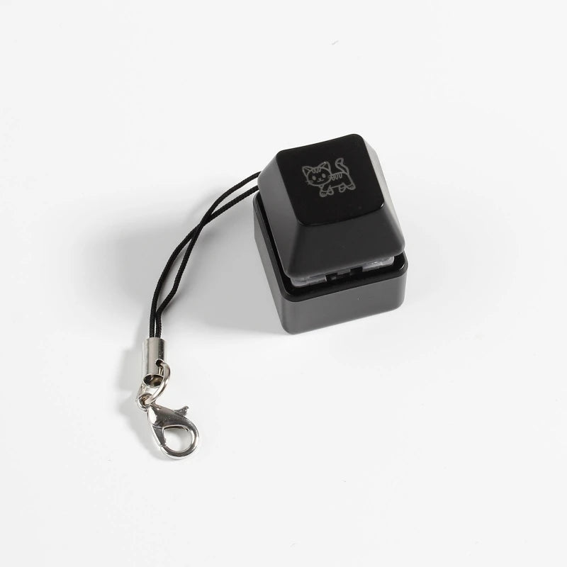 RGB Backlit Cherry MX Key Switch Shaft Tester Keychain Mechanical Keyboards Switch Testing Tool Stress Relief Toys