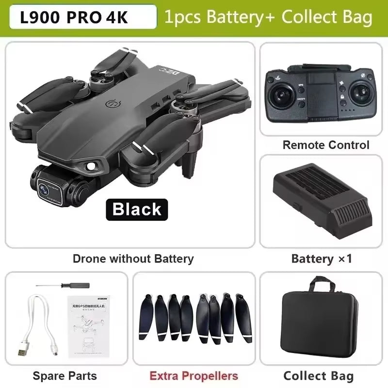 Discover the NEW L900 Pro MAX GPS Drone: Capture Stunning 4K HD Footage with Advanced Obstacle Avoidance and 5G WiFi Technology!
