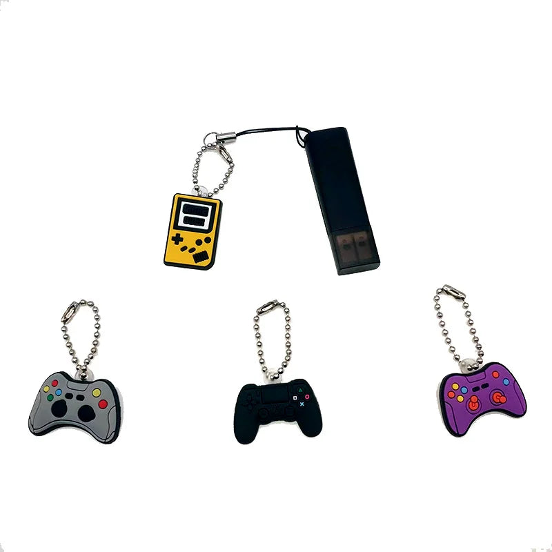 1PCS Game Controller Keychain Joystick Gamepad Keyring Handbag Accessories Car Key Room Key Pendant Kids Birthday Free Gifts