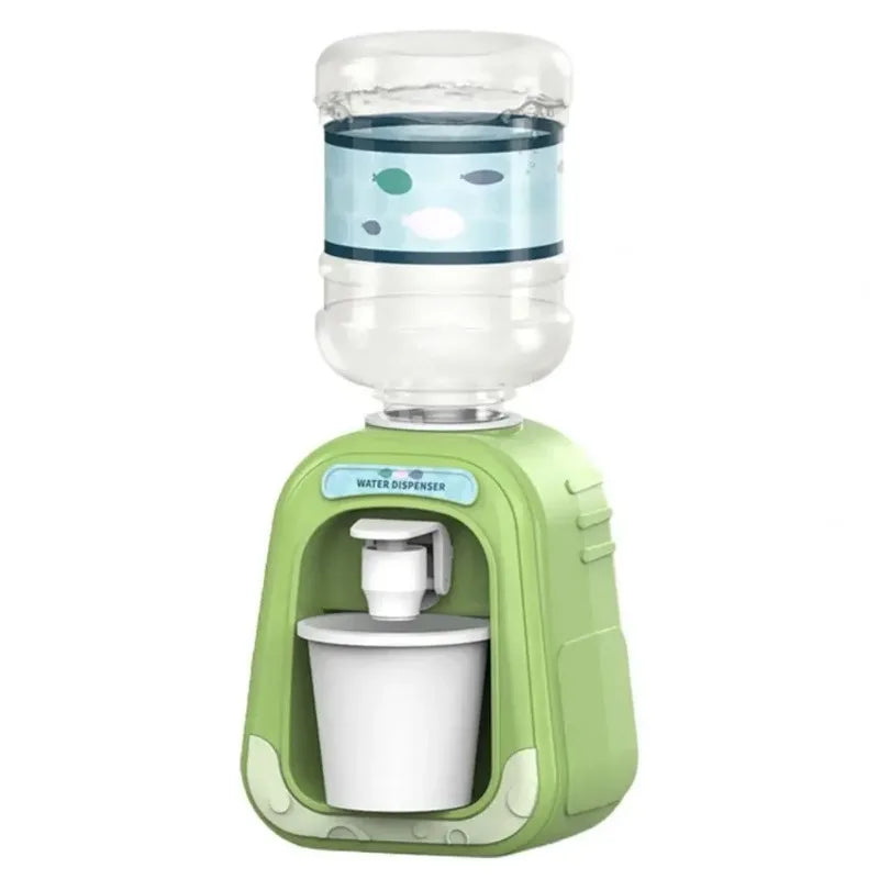 1PC Mini Play House Cartoon Water Dispenser Rotatable and Detachable Cartoon Children'S Beverage Machine Interactive Kids Toys