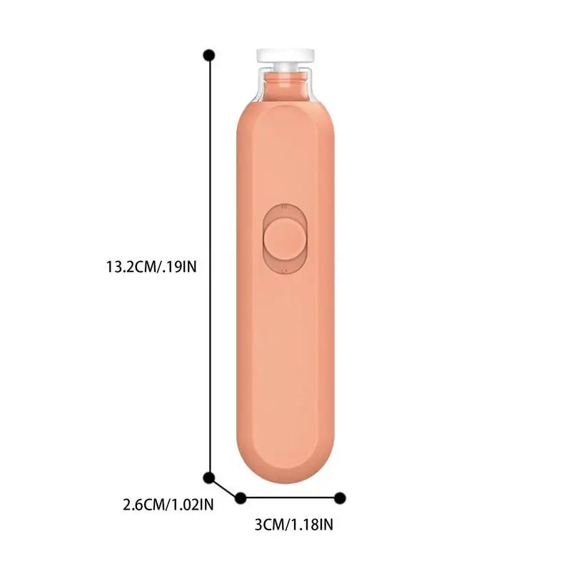 Kids Electric Nail File 360 Degree Rotating Light up Nail Clipper Low Noise Children Nail File Lightweight Nail Clippers For