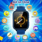 Children'S Wristwatch 24 Games Kids Smart Watch Music Play Pedometer Tracker Time Display Video Audio Record Torch Smartwatch