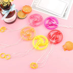 3/6/9Pcs New Luminous Hand Pull Luminous Flashing Rope Flywheel Toy Led Light Toy Novelty Children Flywheel Flash Gyro Gift Toys