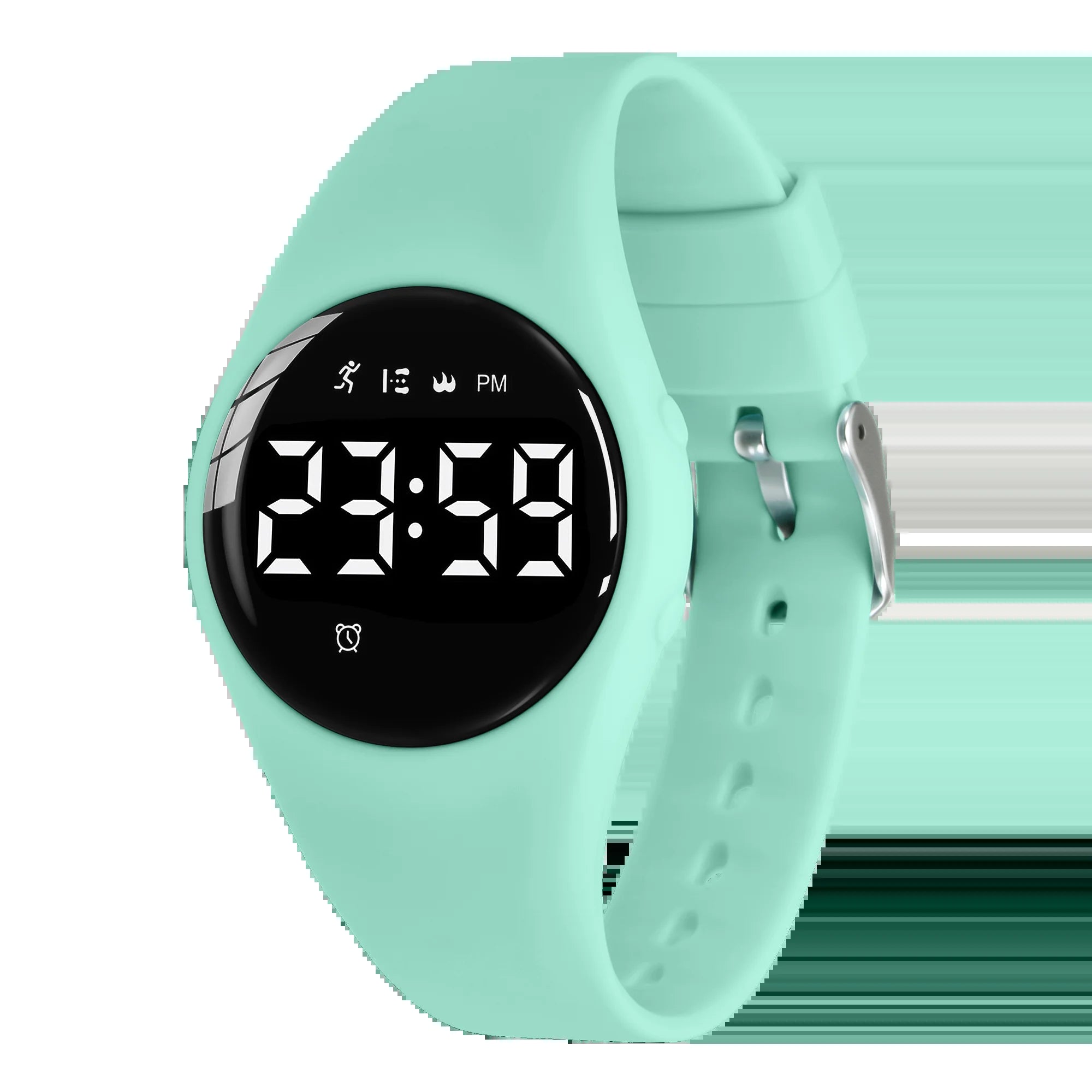 Kids Fitness Watch Digital Activity Tracker Watch for Kids Ages 3-12 Non-Bluetooth Alarm Count Steps Wrist Watch for Kids