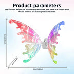 Children Electric Butterfly Wings Elf Wings Costume Magic Led Bats Wing Cosplay Dress up for Kids Birthday Gift Toys