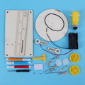 DIY Creative Wooden Electric Plotter Drawing Robot STEM Kids Model Automatic Painting Science Electronics Kits Experiment