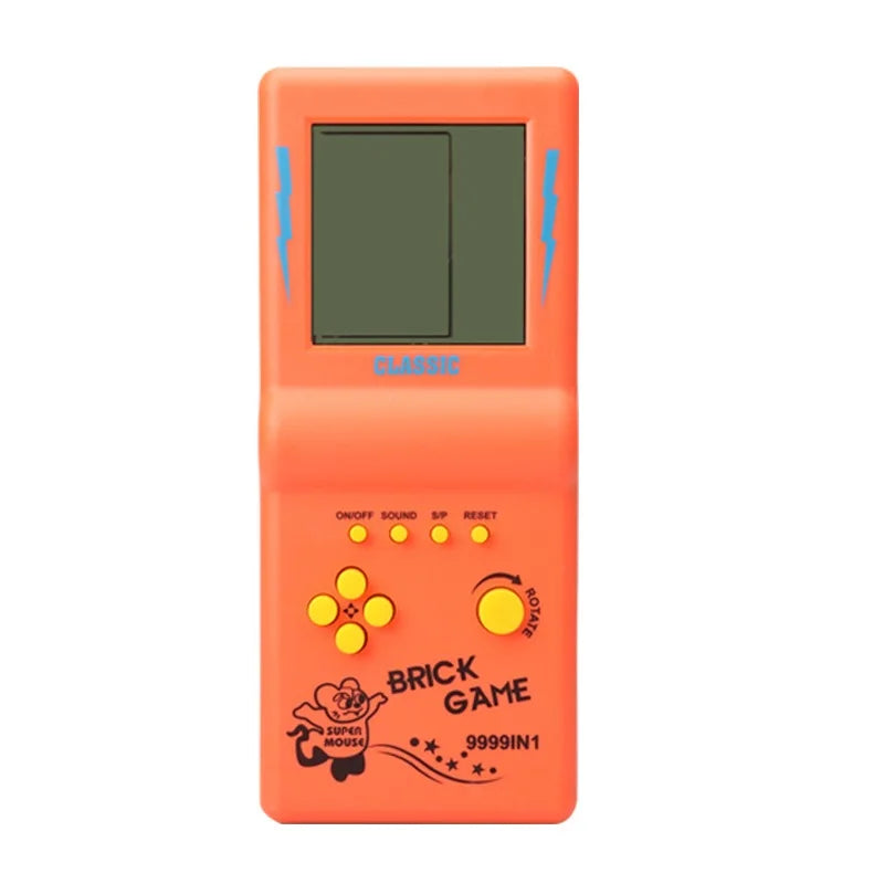 Handheld Portable Classic Game Console BRICK GAME Players Nostalgic Educational Toys 4 Colorful Elderly Childhood Christmas Gift