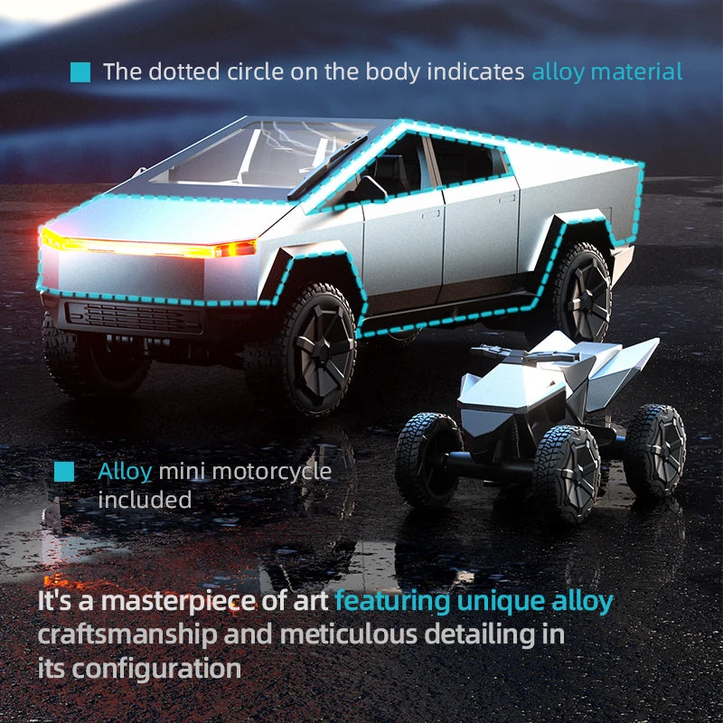 C8817 Alloy RC Car Remote Control Car Simulation Camping Equipment Pickup Truck Model Rc Car Kids Toys Boy Gifts