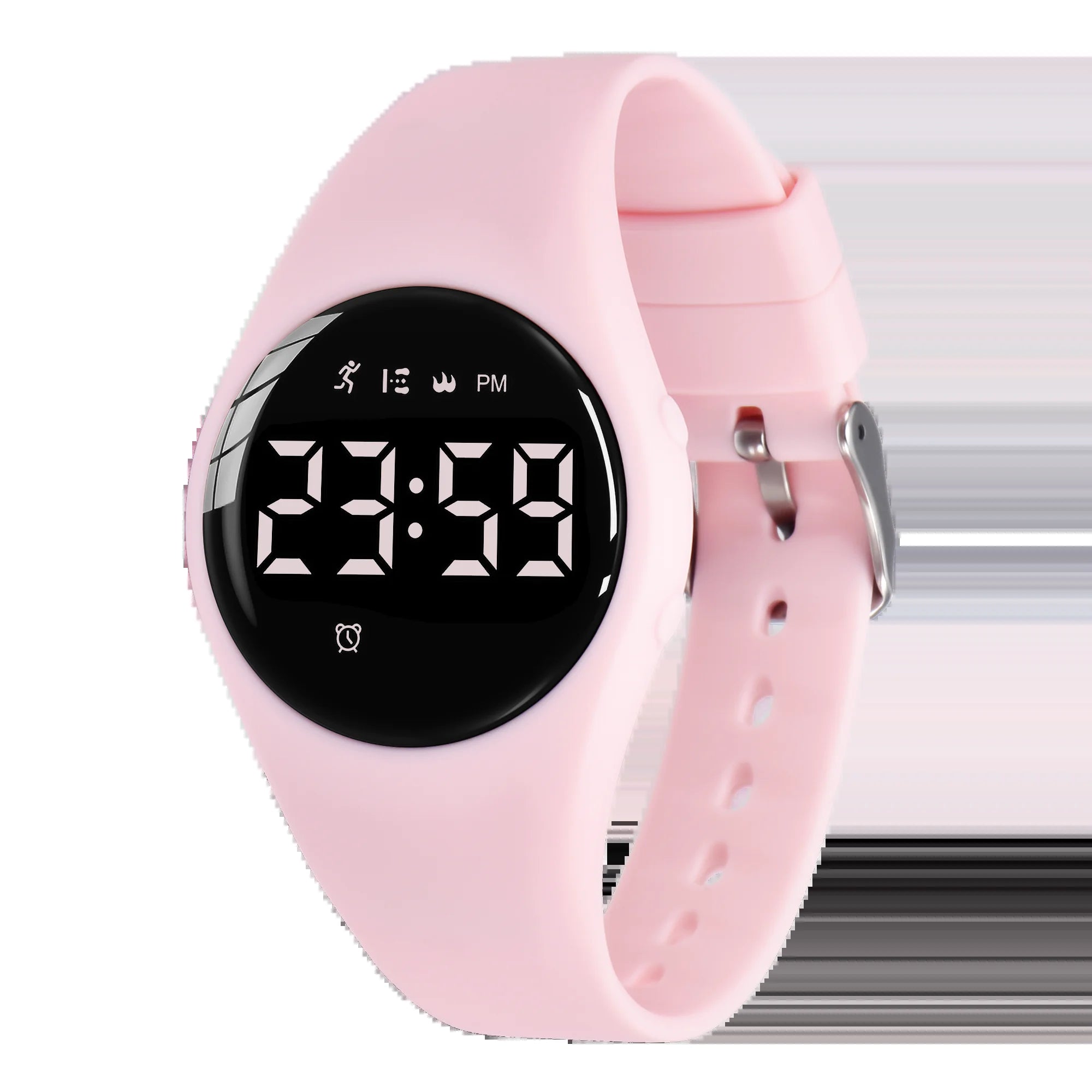 Kids Fitness Watch Digital Activity Tracker Watch for Kids Ages 3-12 Non-Bluetooth Alarm Count Steps Wrist Watch for Kids