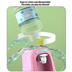 1PC Mini Play House Cartoon Water Dispenser Rotatable and Detachable Cartoon Children'S Beverage Machine Interactive Kids Toys