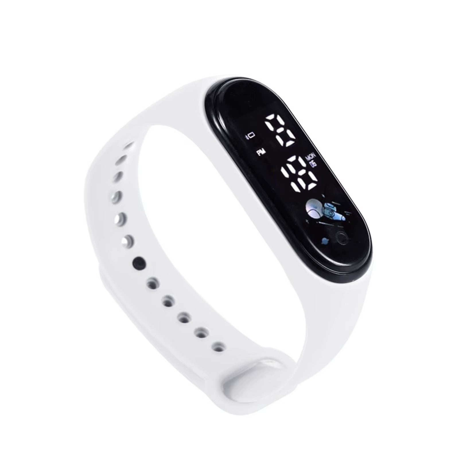 Kawaii Smart Watch for Kids Fashion Outdoor Waterproof Sports Kids' Watches Boy Girls Digital Watches Silicone Montre Enfant