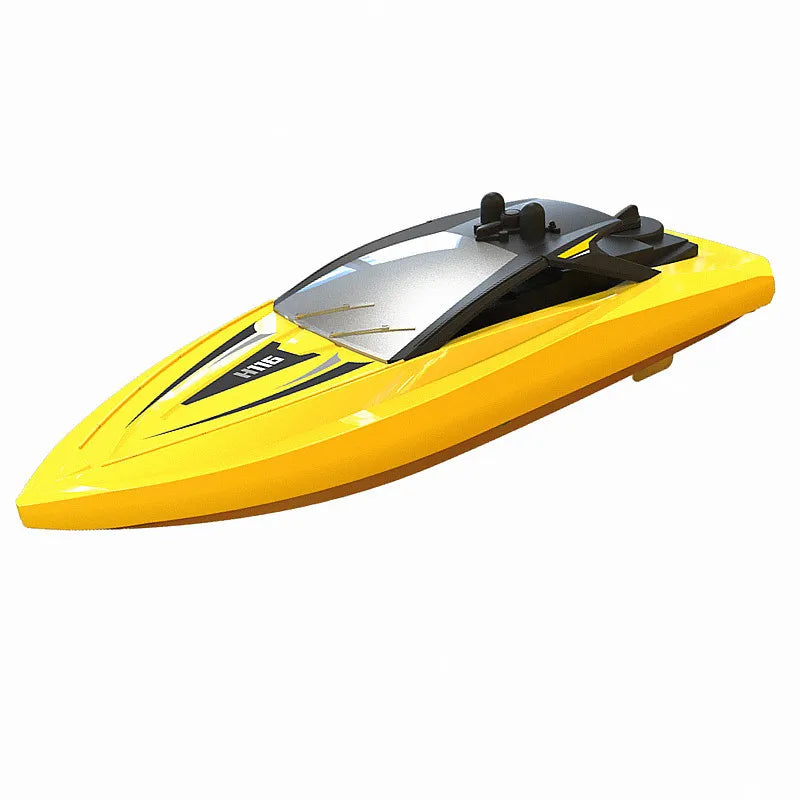 2.4G Remote Control Low Speed Boat Electric Speedboat Rechargeable Competitive Boat Racing Children Water Outdoor Toy Boat